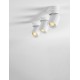 Sandy White Aluminium LED GU10 3x10 Watt 230 Volt IP20 bulb excluded L: 39 W: 6.5 H : 12.5 cm 