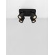 Sandy Black Aluminium LED GU10 4x10 Watt 230 Volt IP20 bulb excluded L: 22 W: 22 H : 12.5cm 