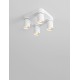 Sandy White Aluminium LED GU10 4x10 Watt 230 Volt IP20 bulb excluded L: 22 W: 22 H : 12.5cm 