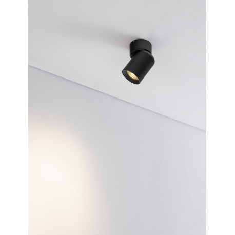 Sandy Black Aluminium LED GU10 1x10 Watt 230 Volt IP20 bulb excluded D: 6 H: 11cm 
