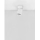 Sandy White Aluminium LED GU10 1x10 Watt 230 Volt IP20 bulb excluded D: 6 H: 11cm 