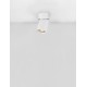 Sandy White Aluminium LED GU10 1x10 Watt 230 Volt IP20 bulb excluded D: 6 H: 11cm 