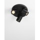 Sandy Black Aluminium LED GU10 3x10 Watt 230 Volt IP20 bulb excluded D: 22 H: 12.5cm 