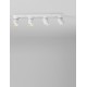 Sandy White Aluminium LED GU10 4x10 Watt 230 Volt IP20 bulb excluded L: 60 W: 6.5 H: 12.5 cm 