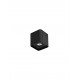 Sandy Black Aluminium LED GU10 1x10 Watt 100-240 Volt IP20 Build Excluded L:8.5 W:8.5 H:10 cm 