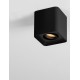 Sandy Black Aluminium LED GU10 1x10 Watt 100-240 Volt IP20 Build Excluded L:8.5 W:8.5 H:10 cm 