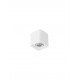 Sandy White Aluminium LED GU10 1x10 Watt 100-240 Volt IP20 Build Excluded L:8.5 W:8.5 H:10 cm 