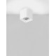 Sandy White Aluminium LED GU10 1x10 Watt 100-240 Volt IP20 Build Excluded L:8.5 W:8.5 H:10 cm 