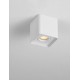 Sandy White Aluminium LED GU10 1x10 Watt 100-240 Volt IP20 Build Excluded L:8.5 W:8.5 H:10 cm 