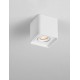 Sandy White Aluminium LED GU10 1x10 Watt 100-240 Volt IP20 Build Excluded L:8.5 W:8.5 H:10 cm 