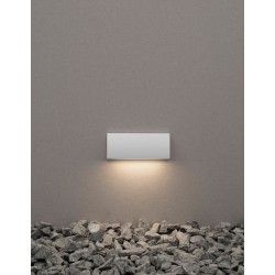 White Die-Casting Aluminium & Glass Diffuser LED 3.5 Watt 245,3Lm 3000K 200-240 Volt Beam Angle 120o IP54 