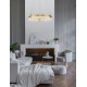 Triac Dimmable Platinum Gold Stainless Steel & Glass LED 45 Watt 220-240Volt 4679Lm 3500K IP20 D: 60 H: 130 cm 
