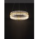 Triac Dimmable Platinum Gold Stainless Steel & Glass LED 45 Watt 220-240Volt 4679Lm 3500K IP20 D: 60 H: 130 cm 