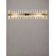 Triac Dimmable Platinum Gold Stainless Steel & Glass LED 45 Watt 220-240Volt 4679Lm 3500K IP20 D: 60 H: 130 cm 