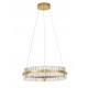 Triac Dimmable Platinum Gold Stainless Steel & Glass LED 45 Watt 220-240Volt 4679Lm 3500K IP20 D: 60 H: 130 cm 