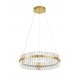 Triac Dimmable Platinum Gold Stainless Steel & Glass LED 45 Watt 220-240Volt 4679Lm 3500K IP20 D: 60 H: 130 cm 