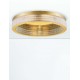 Triac Dimmable Platinum Gold Stainless Steel, Aluminium & Acrylic LED 70 Watt 220-240 Volt 3666Lm 3000K IP20 D: 61 H: 11 cm 