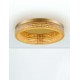 Triac Dimmable Platinum Gold Stainless Steel, Aluminium & Acrylic LED 70 Watt 220-240 Volt 3666Lm 3000K IP20 D: 61 H: 11 cm 