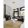 Triac Dimmable Platinum Gold Stainless Steel, Aluminium & Acrylic LED 70 Watt 220-240 Volt 5286Lm 3000K IP20 D: 41 H: 125 cm