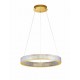 Triac Dimmable Platinum Gold Stainless Steel, Aluminium & Acrylic LED 70 Watt 220-240 Volt 5286Lm 3000K IP20 D: 41 H: 125 cm 