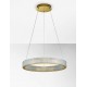 Triac Dimmable Platinum Gold Stainless Steel, Aluminium & Acrylic LED 70 Watt 220-240 Volt 5286Lm 3000K IP20 D: 41 H: 125 cm 