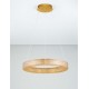 Triac Dimmable Platinum Gold Stainless Steel, Aluminium & Acrylic LED 70 Watt 220-240 Volt 5286Lm 3000K IP20 D: 41 H: 125 cm 
