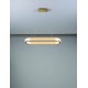 Triac Dimmable Platinum Gold Stainless Steel, Aluminium & Acrylic LED 70 Watt 220-240 Volt 5444Lm 3000K IP20 D: 91 H: 130 cm 