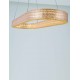 Triac Dimmable Platinum Gold Stainless Steel, Aluminium & Acrylic LED 70 Watt 220-240 Volt 5444Lm 3000K IP20 D: 91 H: 130 cm 