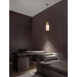 Brass Gold Steel, Aluminium & Imitated Alabaster LED E27 1x12 Watt 220-240 Volt IP20 bulb excluded D: 12 H: 145 cm 