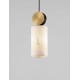 Brass Gold Steel, Aluminium & Imitated Alabaster LED E27 1x12 Watt 220-240 Volt IP20 bulb excluded D: 12 H: 145 cm 