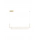 Triac Dimmable Brass Gold Steel, Aluminium & Imitated Alabaster LED 35 Watt 220-240Volt 2219Lm 3000K IP20 L: 100 W: 8 H: 130