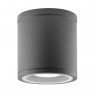 Dark Gray Die-Casting Aluminium & Glass Diffuser LED GU10 1x7 Watt IP54 220-240 Volt Bulb Excluded D: 9 H: 9 cm