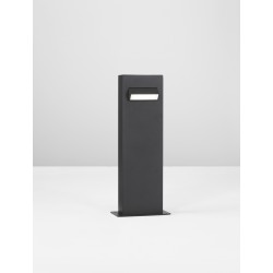 Black AIuminium & Anti-Glare Acrylic Diffuser LED 6 Watt 335Lm 3000K 100-240V IP65 L: 12 W: 7.2 H: 40 cm 
