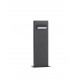 Black AIuminium & Anti-Glare Acrylic Diffuser LED 6 Watt 335Lm 3000K 100-240V IP65 L: 12 W: 7.2 H: 40 cm 