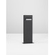 Black AIuminium & Anti-Glare Acrylic Diffuser LED 6 Watt 335Lm 3000K 100-240V IP65 L: 12 W: 7.2 H: 40 cm 