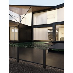 Black AIuminium & Anti-Glare Acrylic Diffuser LED 6 Watt 301Lm 3000K 100-240V IP65 L: 12 W: 7.2 H: 80 cm 