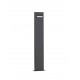 Black AIuminium & Anti-Glare Acrylic Diffuser LED 6 Watt 301Lm 3000K 100-240V IP65 L: 12 W: 7.2 H: 80 cm 