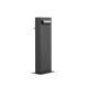 Black AIuminium & Anti-Glare Acrylic Diffuser LED 9 Watt 600Lm 3000K 100-240V IP65 L: 12 W: 9.4 H: 40 cm 