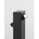 Black AIuminium & Anti-Glare Acrylic Diffuser LED 9 Watt 571Lm 3000K 100-240V IP65 L: 12 W: 9.4 H: 80 cm 