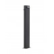 Black AIuminium & Anti-Glare Acrylic Diffuser LED 9 Watt 571Lm 3000K 100-240V IP65 L: 12 W: 9.4 H: 80 cm 