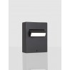 Black Aluminium & Anti-Glare Acrylic Diffuser LED 6 Watt 342Lm 3000K 100-240V IP65 L: 12 W: 7.2 H: 15 cm