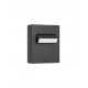 Black Aluminium & Anti-Glare Acrylic Diffuser LED 6 Watt 342Lm 3000K 100-240V IP65 L: 12 W: 7.2 H: 15 cm 