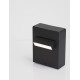 Black Aluminium & Anti-Glare Acrylic Diffuser LED 6 Watt 342Lm 3000K 100-240V IP65 L: 12 W: 7.2 H: 15 cm 