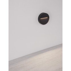 Dark Grey Acrylic cover & Diffuser LED 1.2 Watt 158.99Lm 3000K 220-240V IP65 D: 11 W: 3.1 H: 11 cm 