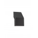 Black AIuminium & Anti-Glare Acrylic Diffuser LED 6 Watt 503Lm 3000K 100-240V IP65 L: 12 W: 15.5 H: 40 cm 