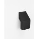 Black AIuminium & Anti-Glare Acrylic Diffuser LED 6 Watt 503Lm 3000K 100-240V IP65 L: 12 W: 15.5 H: 40 cm 