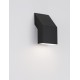 Black AIuminium & Anti-Glare Acrylic Diffuser LED 6 Watt 503Lm 3000K 100-240V IP65 L: 12 W: 15.5 H: 40 cm 