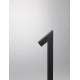 Black AIuminium & Anti-Glare Acrylic Diffuser LED 6 Watt 526Lm 3000K 100-240V IP65 L: 12 W: 15.5 H: 80 cm 