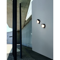 Dark Gray ABS Clear & White Acrylic LED 12 Watt 1307Lm 3000K 200-240 Volt Beam Angle 120 O IP65 D: 16 W: 10 cm 