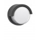 Dark Gray ABS Clear & White Acrylic LED 12 Watt 1307Lm 3000K 200-240 Volt Beam Angle 120 O IP65 D: 16 W: 10 cm 